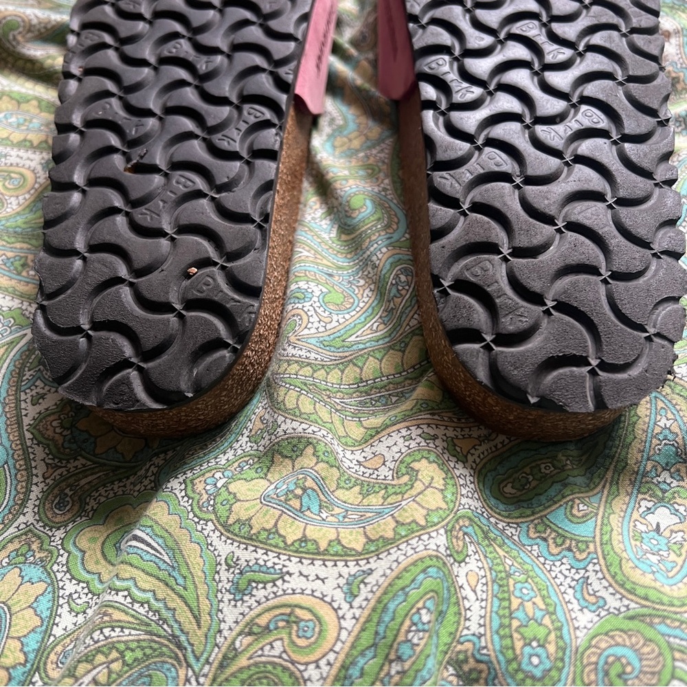 Birkenstock Madrid Big Buckle Pink Slide Sandals 37/ 6-6.5 - Picture 7 of 11